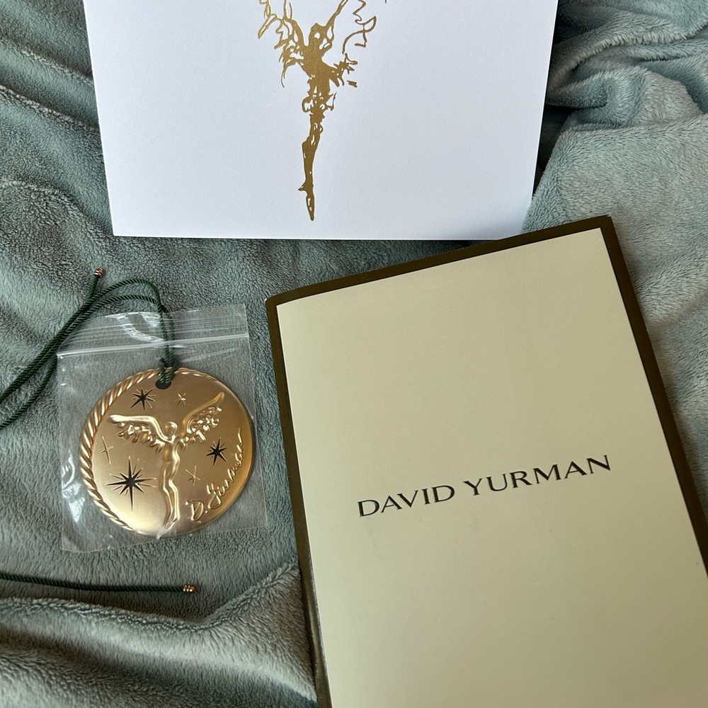 David Yurman 2025 Gold Holidays Ornament